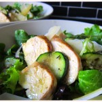 Der Sommer lässt grüßen: Zucchini-Hühnchen-Salat