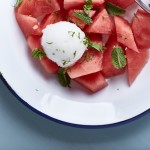 Wassermelone mit Zitronensorbet